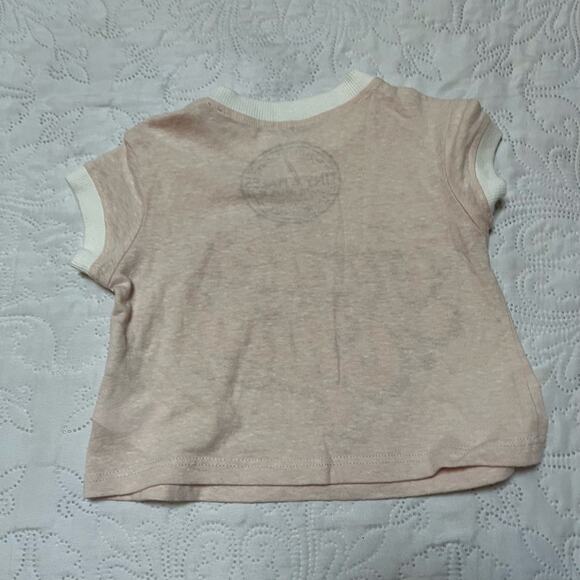 Tiny Whales Golden Child Ringer Tee Size 2 - Picture 5 of 6